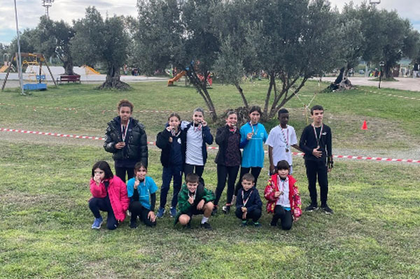 I giovanissimi della Libertas Lamezia ai campionati provinciali di corsa campestre