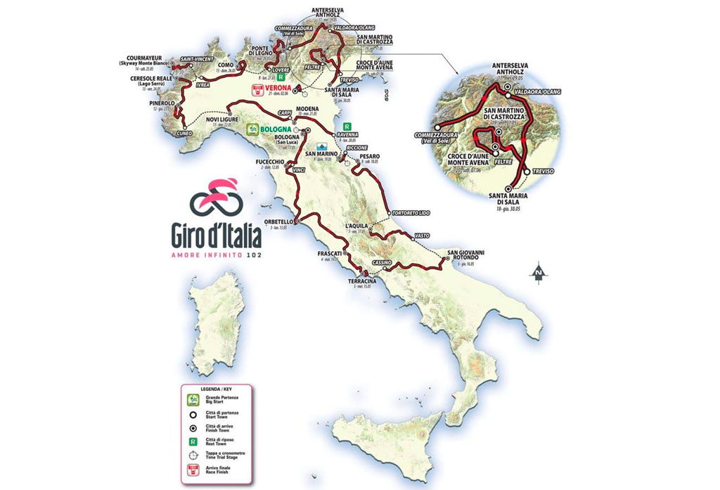 La Calabria "dimenticata" dal Giro d’Italia 2019 