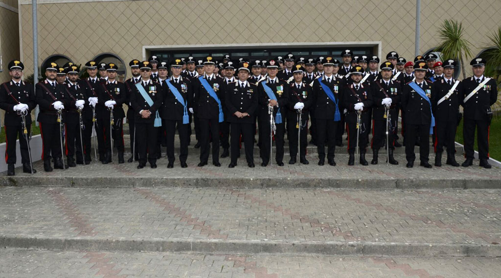 Cerimonia di giuramento fedeltà alla Repubblica al Comando Legione Carabinieri Calabria