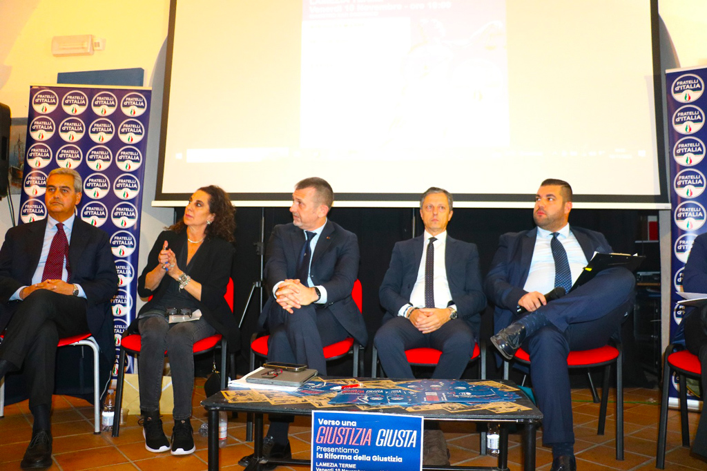 Giustizia, dibattito a Lamezia promosso da Fdi sulla riforma del governo Meloni