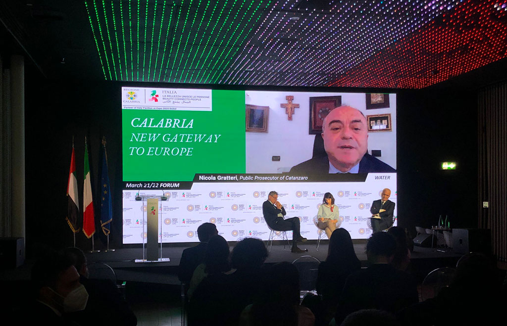 Regional Day della Calabria a Expo 2020 Dubai, Gratteri: "Servono infrastrutture, a mafia pensiamo noi"