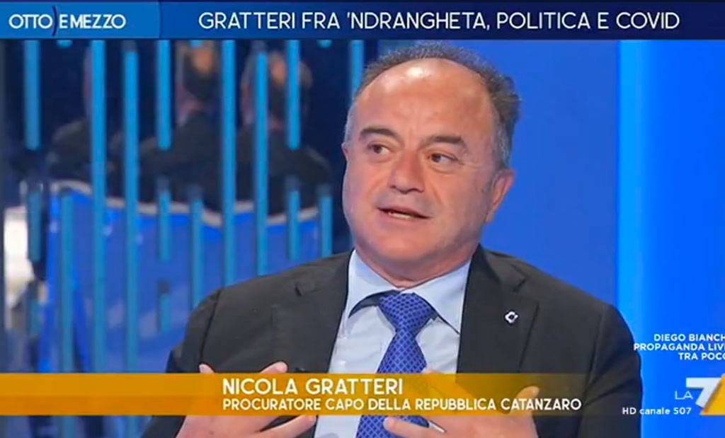 Procuratore Gratteri ospite di Lilli Gruber: "In Calabria c'è una nuova primavera"