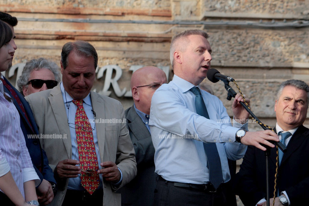 Guerini  a Sonni: “il riscatto della libertà e della legalità per la rinascita di Lamezia”