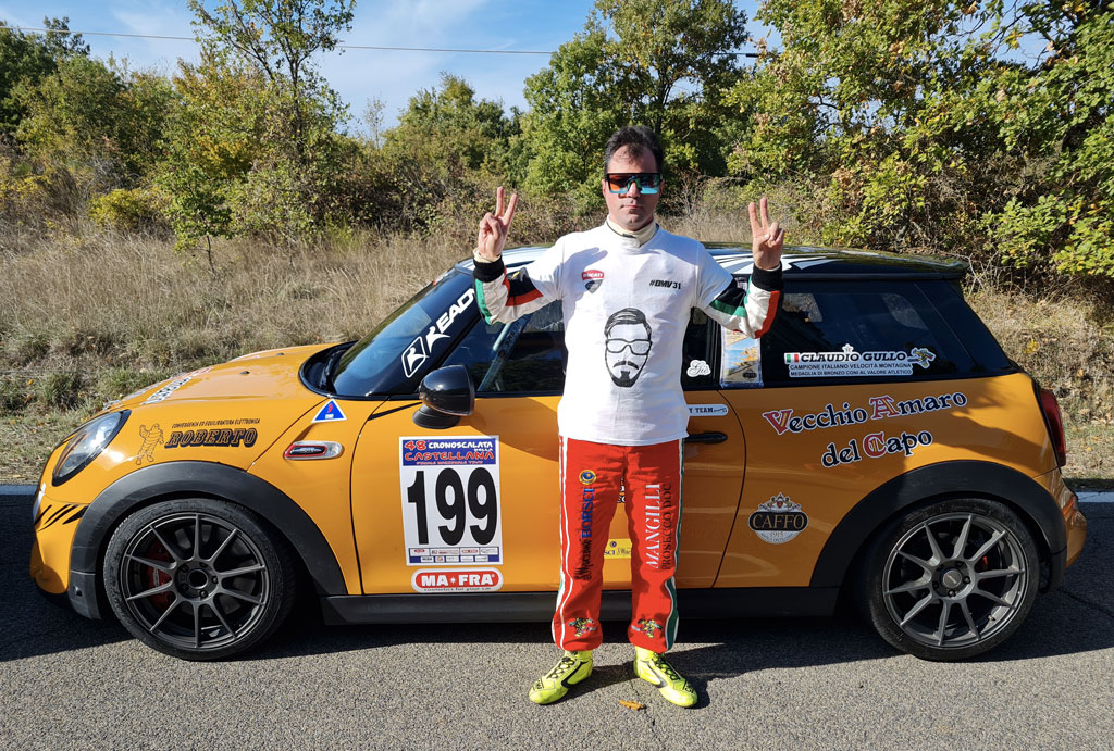 Il pilota lametino Claudio Gullo alla 48° Cronoscalata della Castellana ad Orvieto