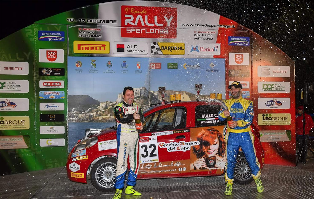 Pilota lametino Claudio Gullo vince anche nei rally a Sperlonga