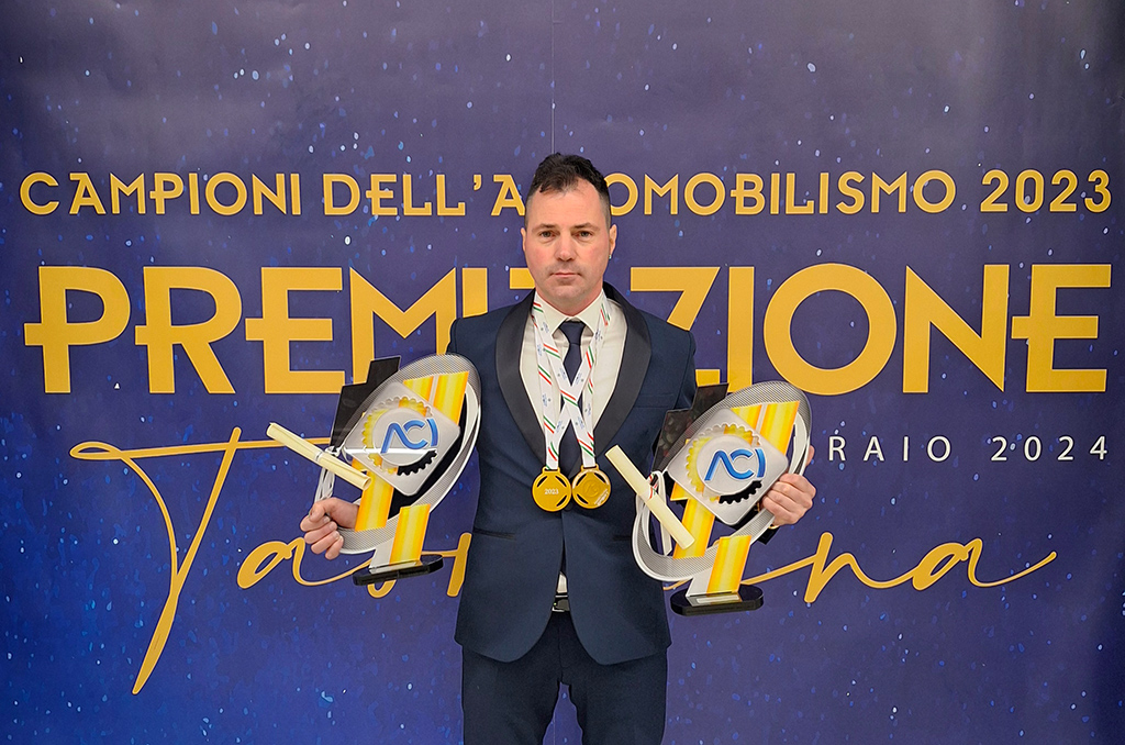 Al pilota lametino Claudio Gullo il premio "Bi-Campione d'italia Aci Karting 2023"