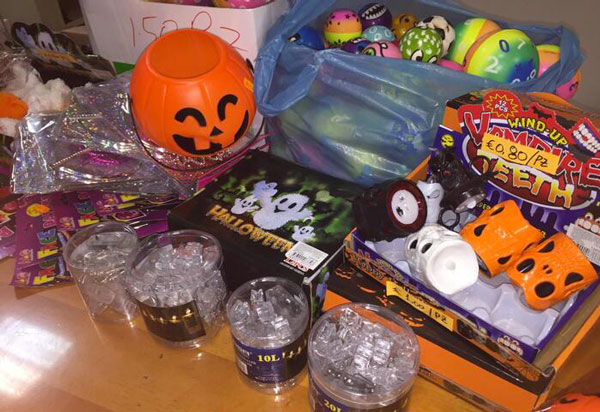 Prodotti di Halloween insicuri sequestrati a Reggio Calabria