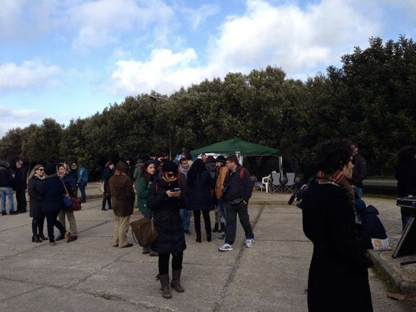 Calabria: Happening in difesa area Capo Colonna