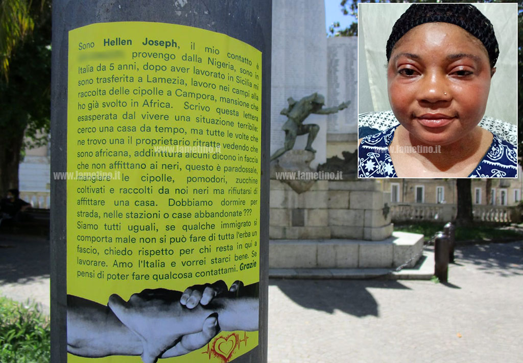 Lamezia, la storia di Hellen: "Nessuno in città vuole darmi in affitto una casa: solo rifiuti perché sono di colore"