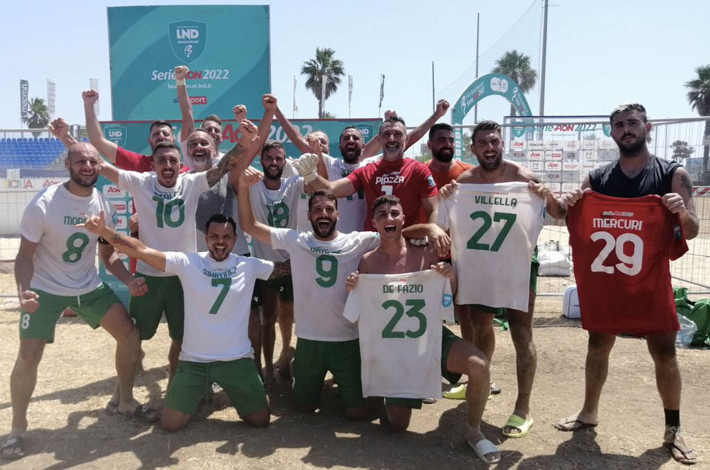 Beach soccer, Icierre Lamezia vince i playoff e vola in Serie A