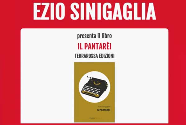 Lamezia, presentazione de “Il Pantarei” di Ezio Sinigaglia il 17 ottobre