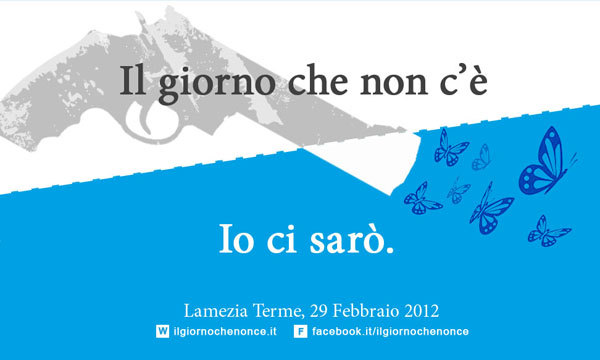 Lamezia, il programma della manifestazione di domani Il Giorno che Non C'è