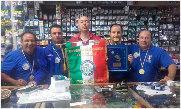 I lametini del surfcasting campioni d’Italia