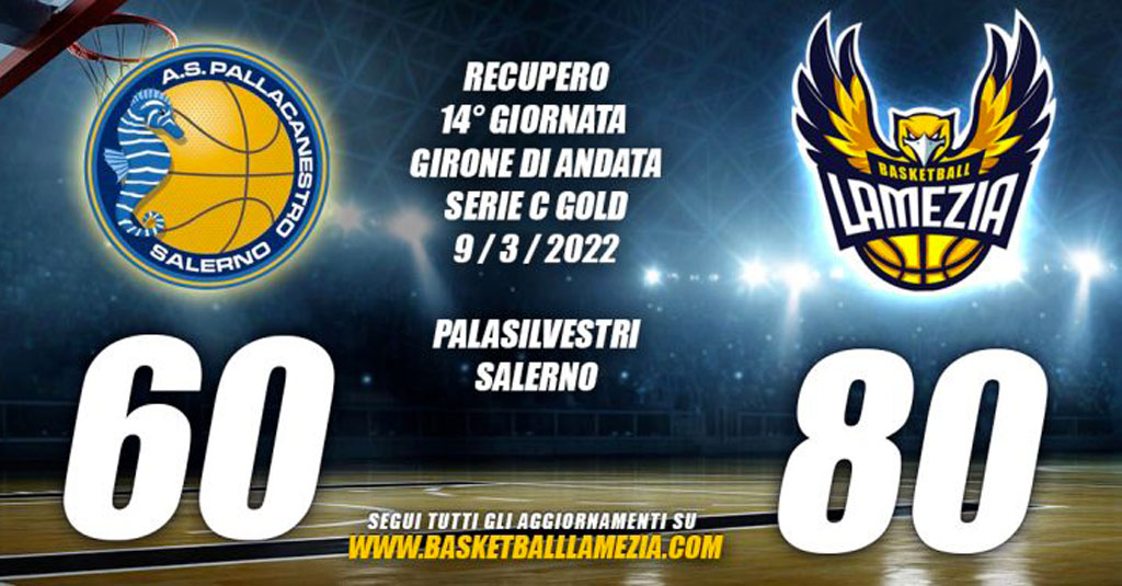 Basketball Lamezia vince contro il Salerno