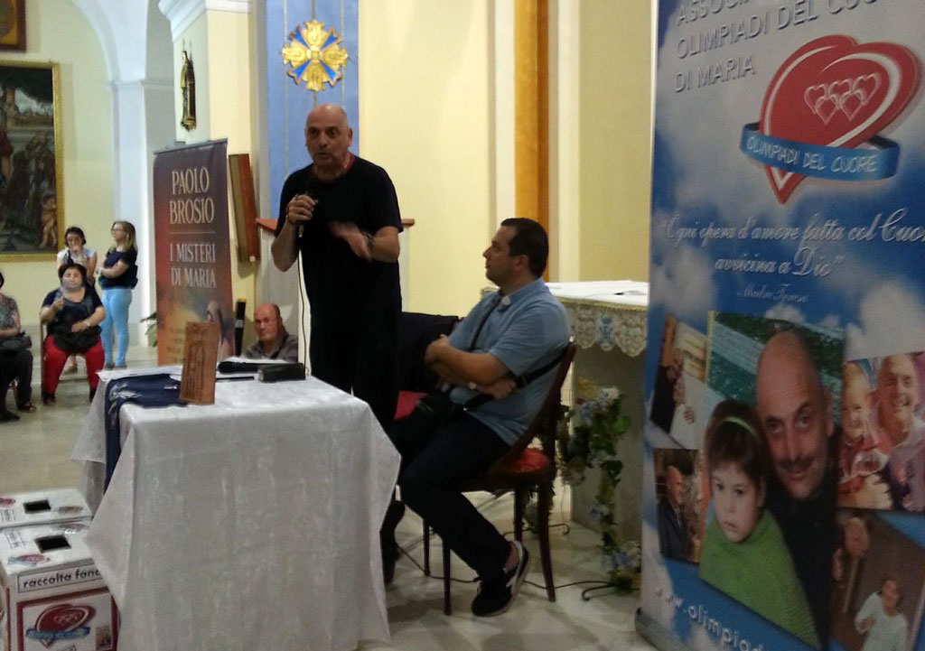 Incontro con Paolo Brosio a San Pietro a Maida