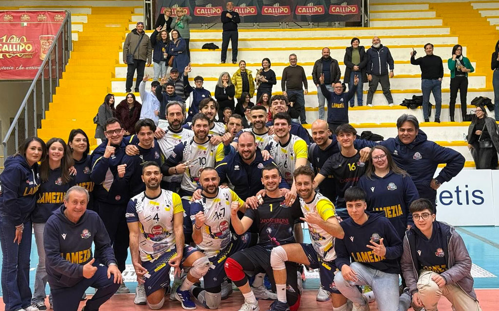 La Raffaele Arpaia Lamezia trionfa nel derby e conquista il primo posto matematico