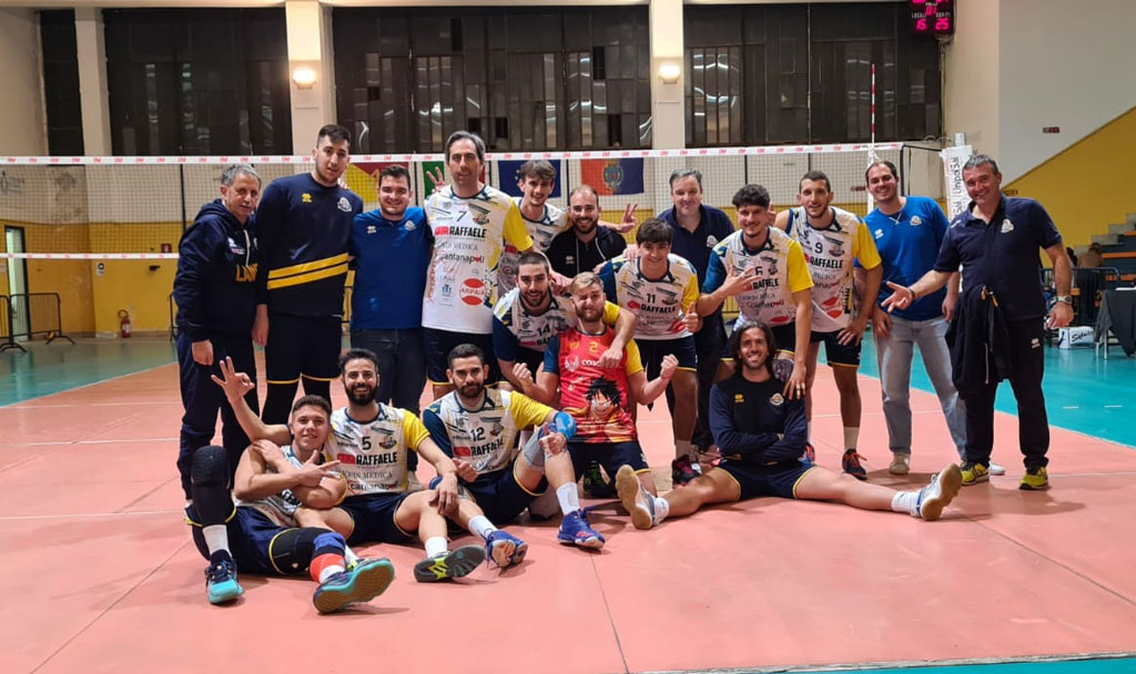 Pallavolo B maschile, seconda vittoria per la Raffaele Lamezia a Catania