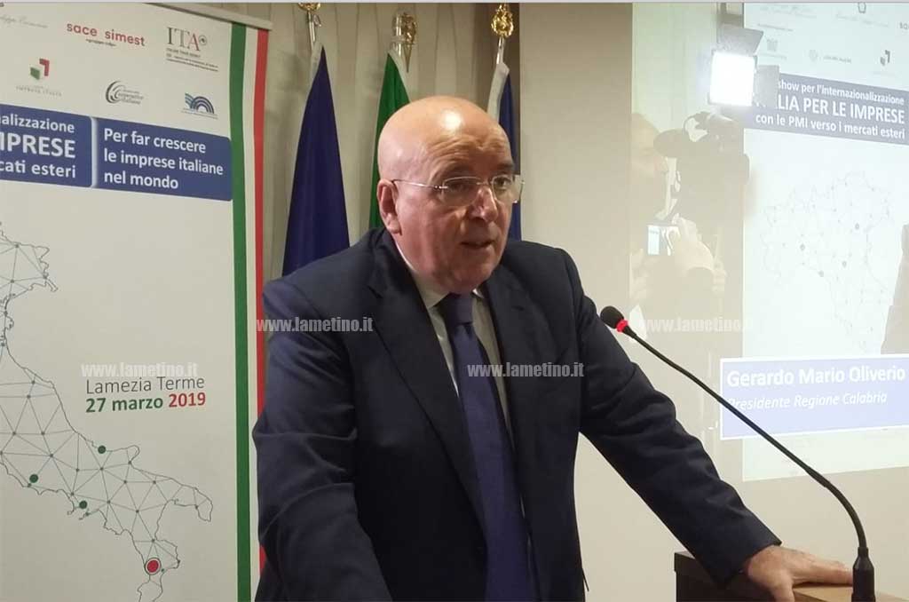 "Roadshow" per l’internazionalizzazione, Oliverio: “Create le basi per espansione imprese e prodotti calabresi all'estero"