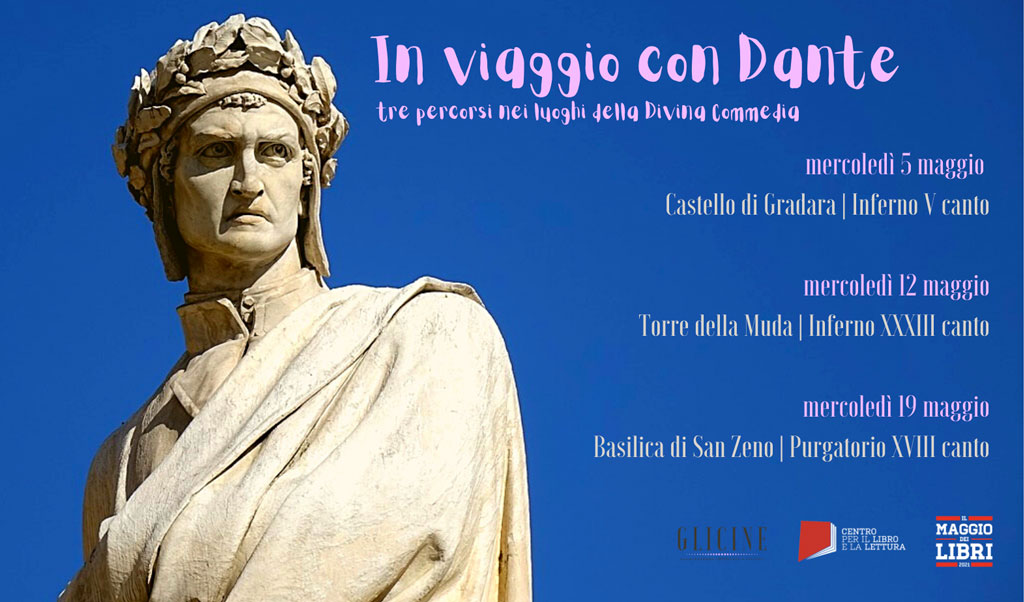 Associazione lametina Glicine a "Il Maggio dei Libri" con tre percorsi nei luoghi della Divina Commedia