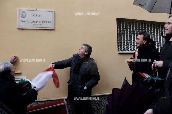 Lamezia: Intitolata via a don Giuseppe Cerra nel quartiere Bella