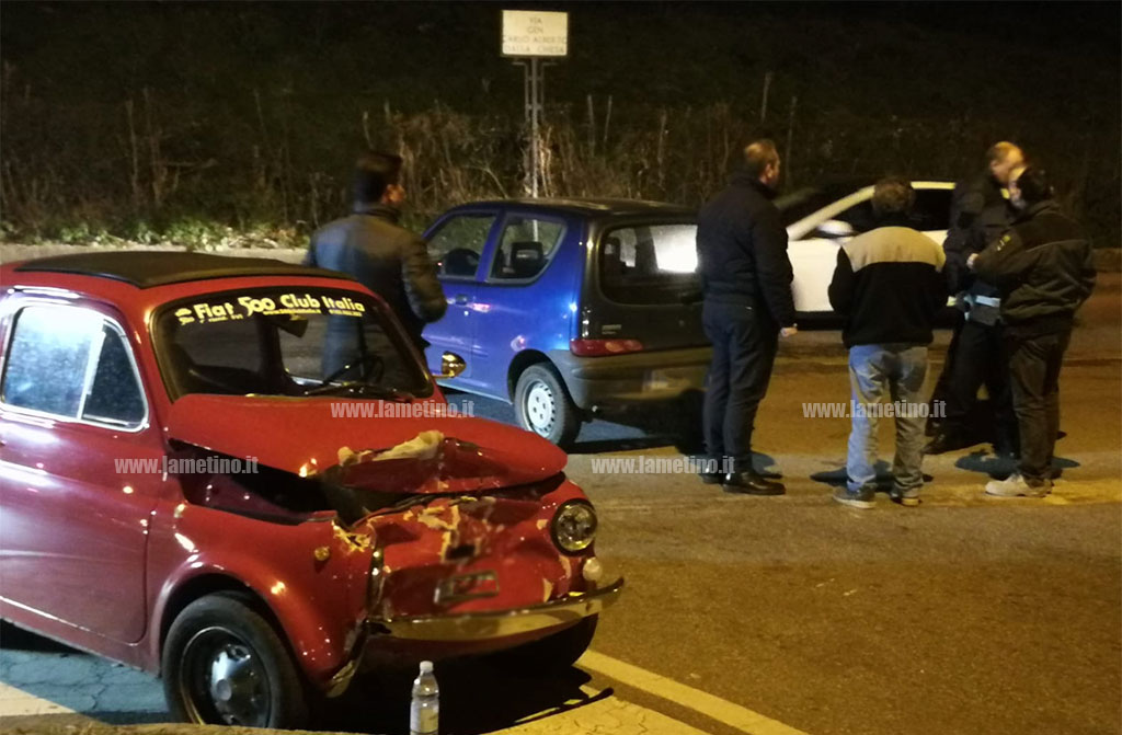 Lamezia, scontro tra due auto in via Generale dalla Chiesa: feriti i conducenti