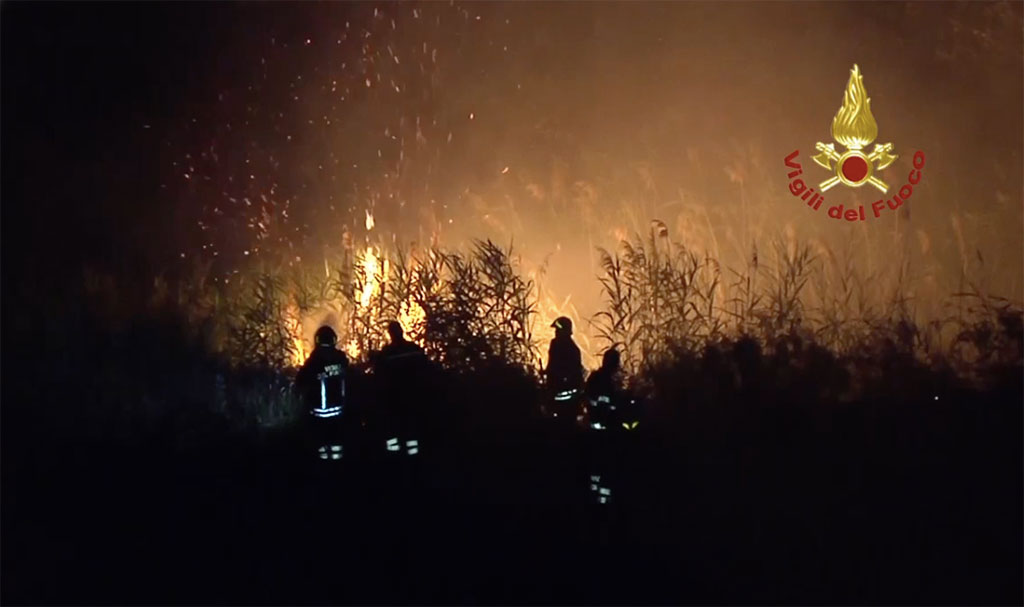  Incendi in Calabria, la denuncia dei sindacati: vigili da soli a fronteggiare l'emergenza con gravi carenze organico