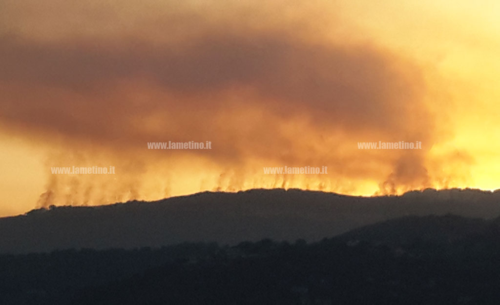 Lamezia, vasto incendio in località Bosco Amatello lambisce casa. Roghi anche nelle zone collinari