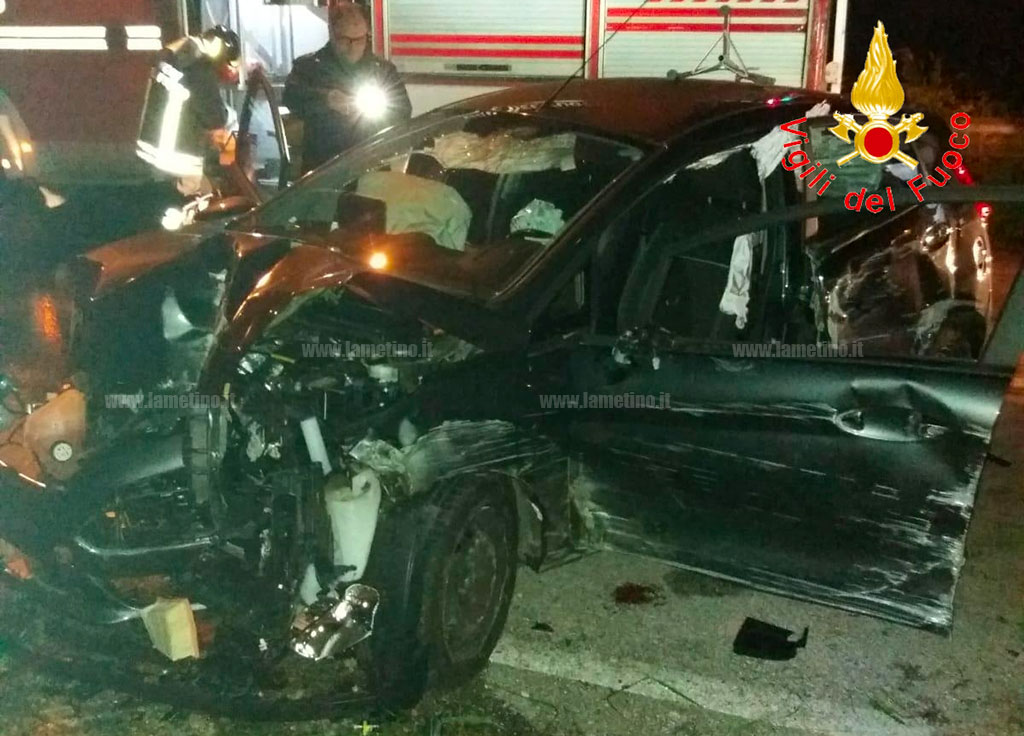 Auto si schianta contro un muro a Cortale, grave il conducente