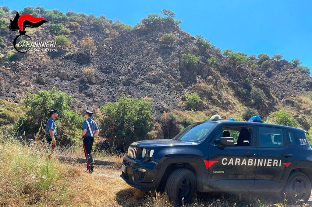 Bruciano sterpaglie ma provocano incendio, in fumo 5 ettari di macchia mediterranea a Reggio