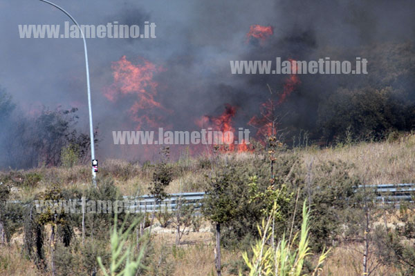 Lamezia: Diversi incendi divampano nel primo pomeriggio