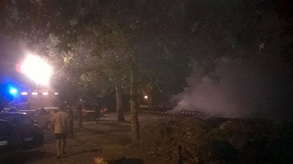 Lamezia: Incendio di sterpaglie abbandonate nel piazzale "locomotiva"