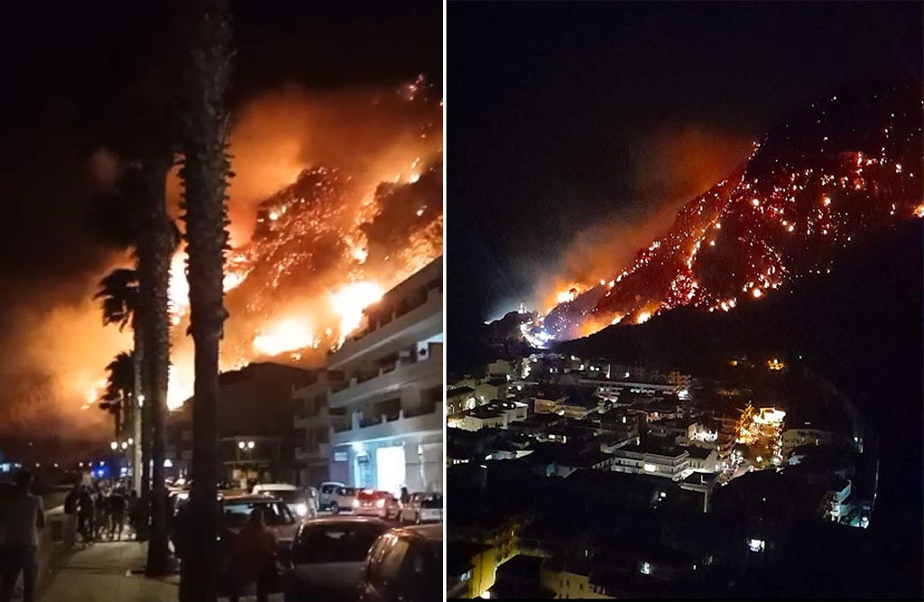 Vasto incendio a Bagnara Calabra, parzialmente rientrata emergenza