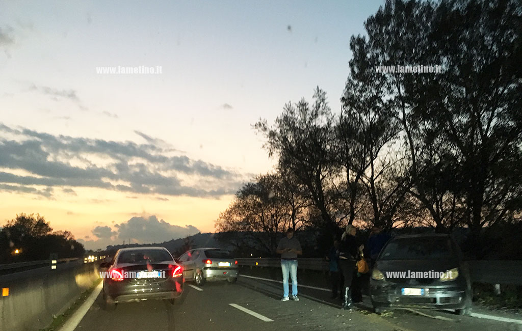 Lamezia: rallentamenti su SS 280 per incidente