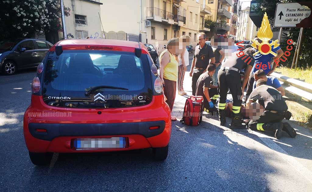 Incidente stradale a Catanzaro, ferito 28enne