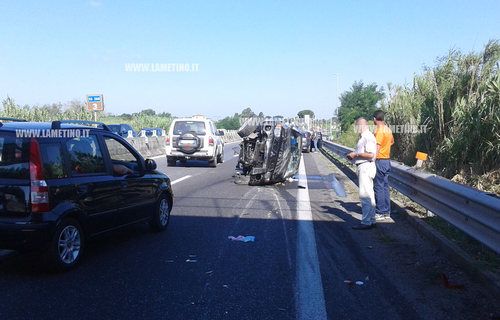 Lamezia: incidente sulla SS 280, feriti