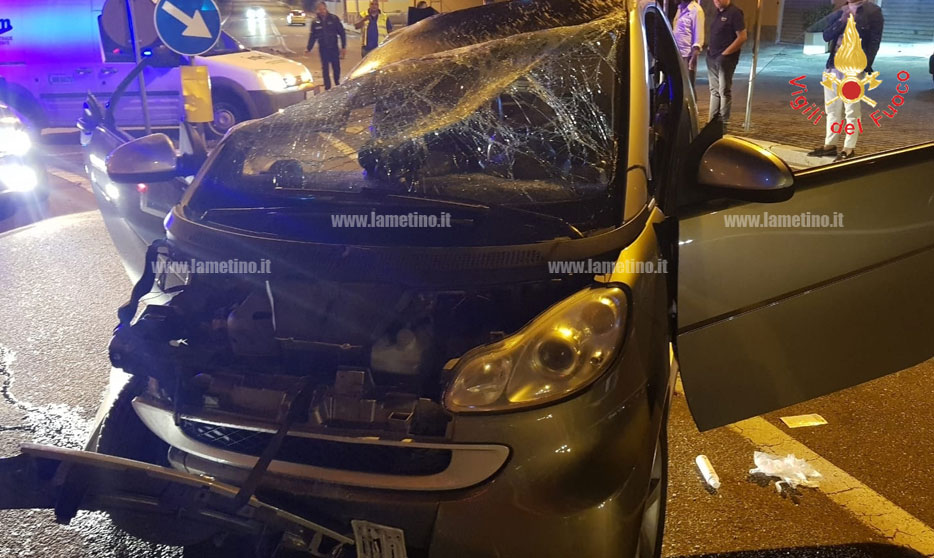 Lamezia: perde controllo dell’auto e si ribalta su via delle Terme, ferita 47enne