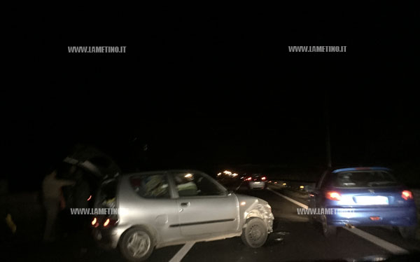 Lamezia: Incidente tra quattro auto, rallentamenti su SS 280