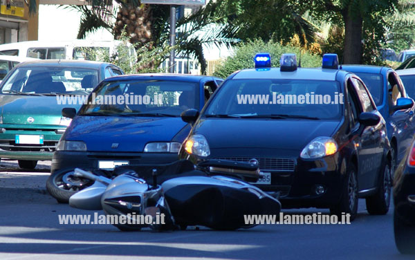 Lamezia: Incidente nel primo pomeriggio in via Marconi