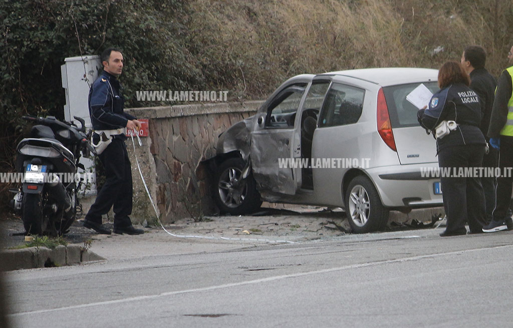 Lamezia, incidente in via dei Bizantini, due feriti 
