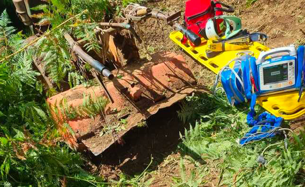 Travolto dalla motozappa che stava conducendo, morto 78enne a Vibo Valentia