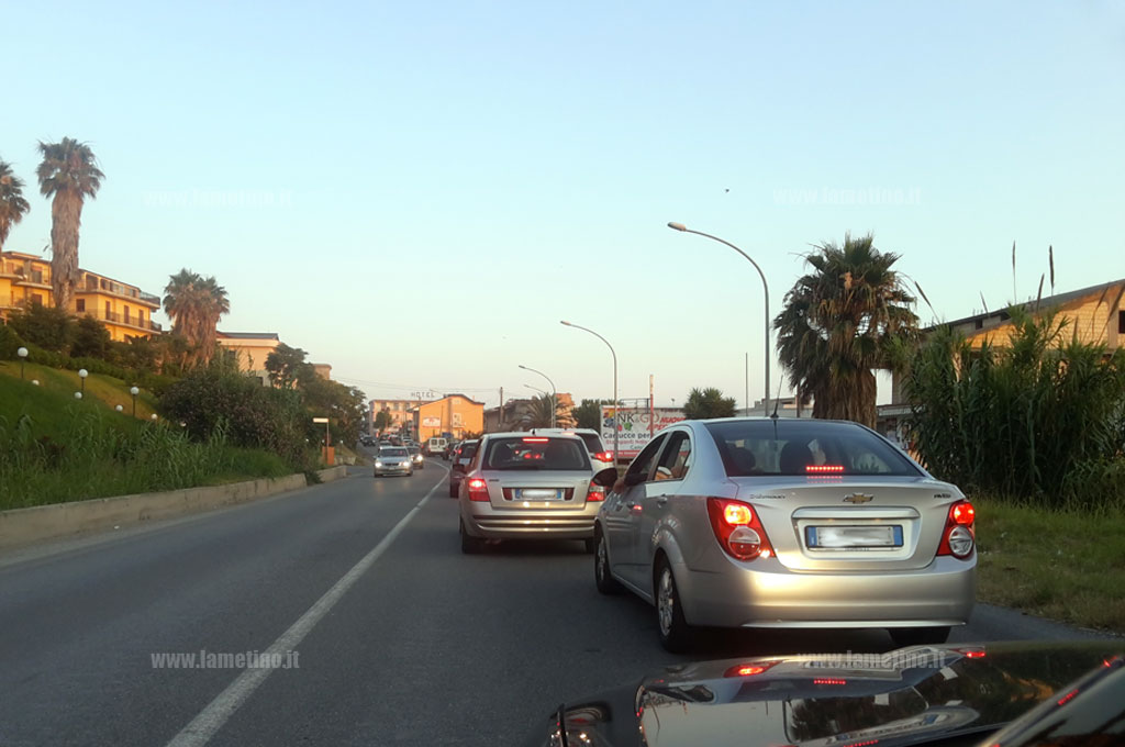 Calabria: maxi incolonnamento nel primo weekend di luglio sulla Ss 18