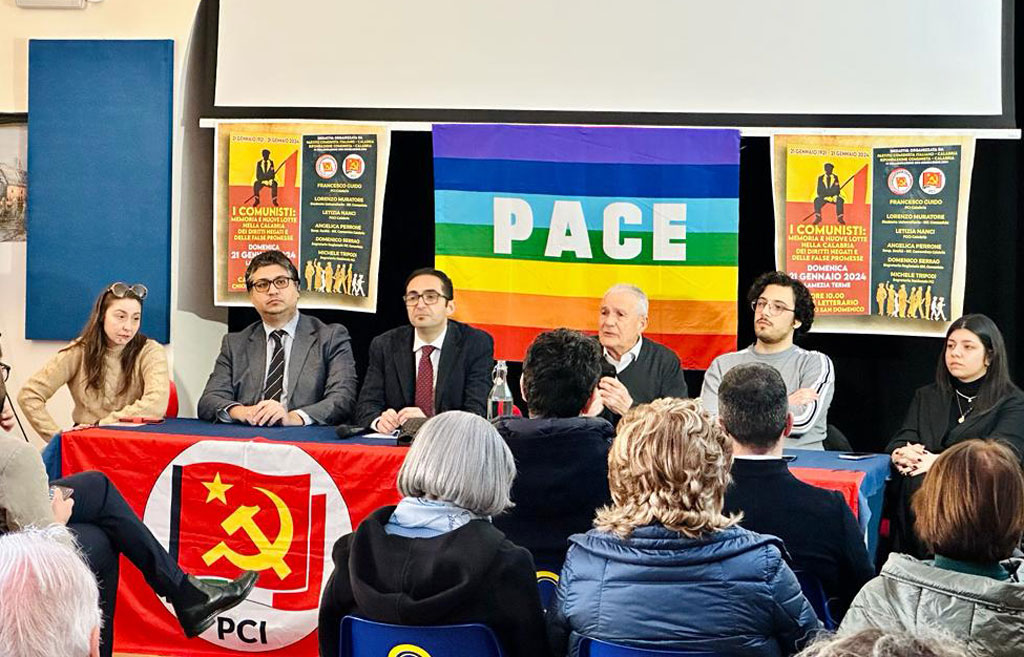 Lamezia, l'unità dei comunisti in Calabria nel 103esimo anniversario della nascita del partito in Italia
