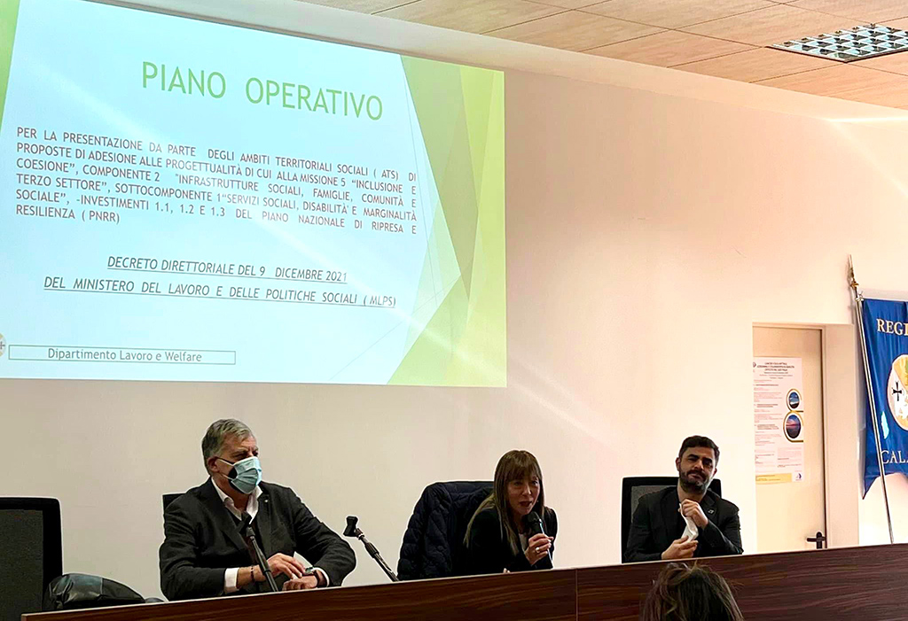  Politiche sociali, incontro in Cittadella sul Pnrr organizzato dall'assessore Minasi