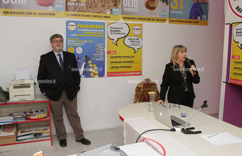 Lamezia, incontro Movimento 5 Stelle su reddito di cittadinanza: attivo da marzo anche un centro assistenza