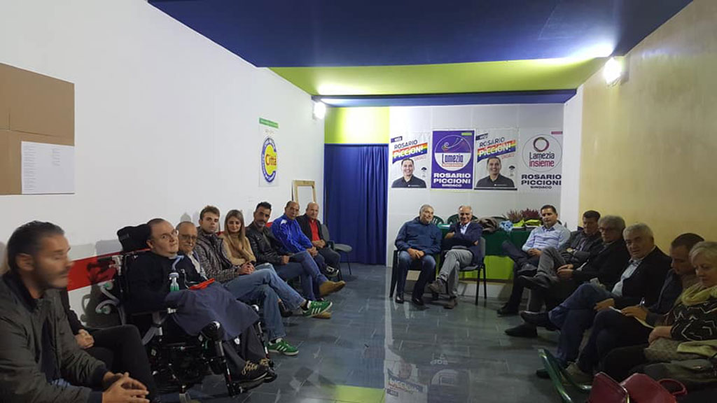 Lamezia, focus tematico di Piccioni su Protezione Civile 