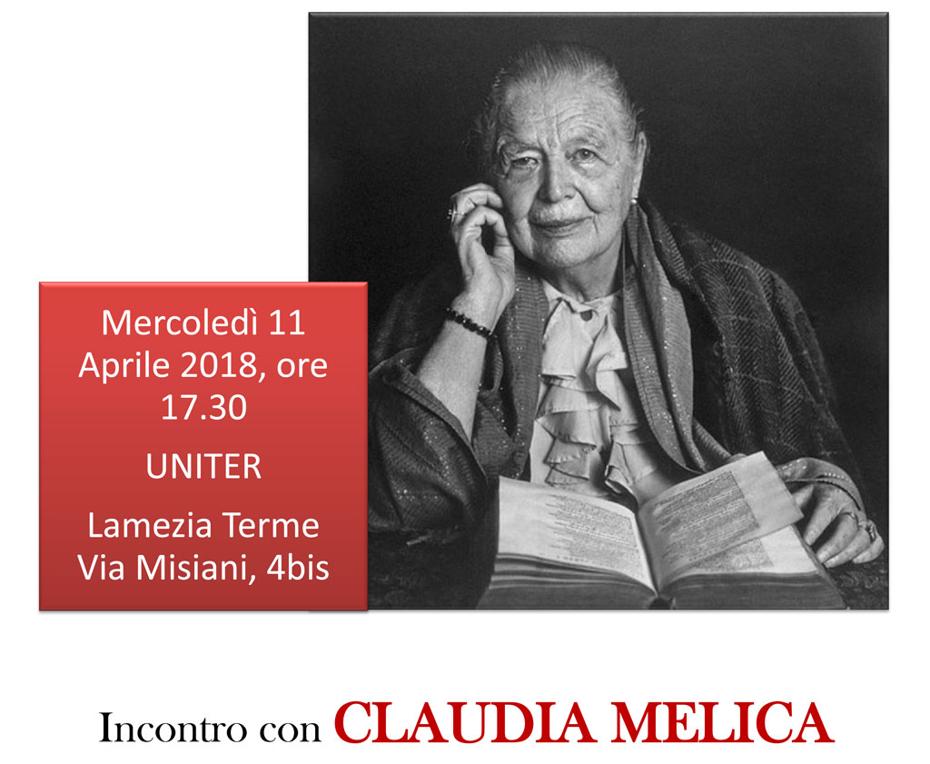 Lamezia: “Memoria e inganno nell'Adriano di Marguerite Yourcenar”, incontro con la studiosa Claudia Melica mercoledì all’Uniter