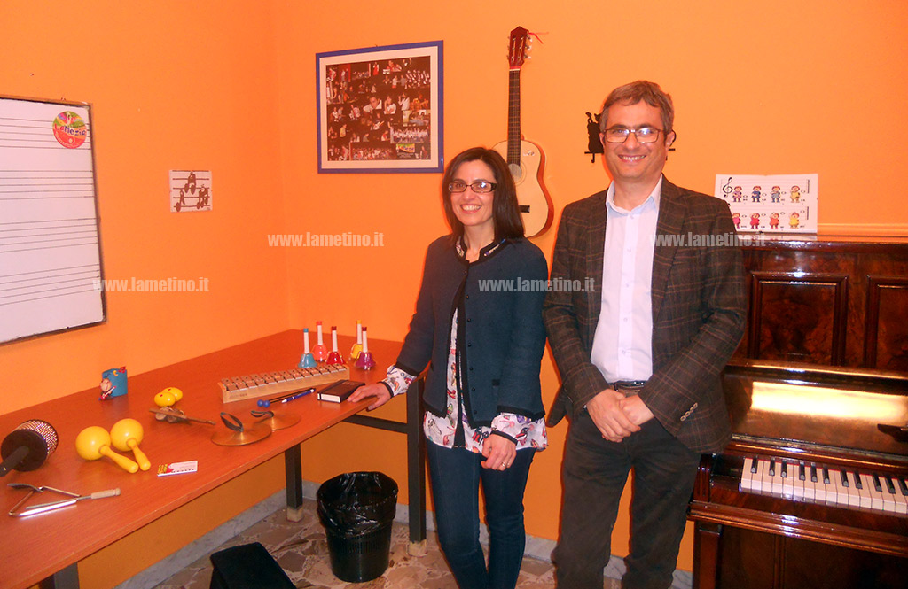 Parte laboratorio di musicoterapia presso la "Scuola di musica Lamezia"