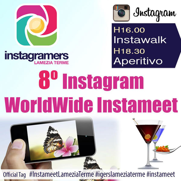 Lamezia: Sabato 11 gennaio ottava "Instagram WorldWide Instameet"