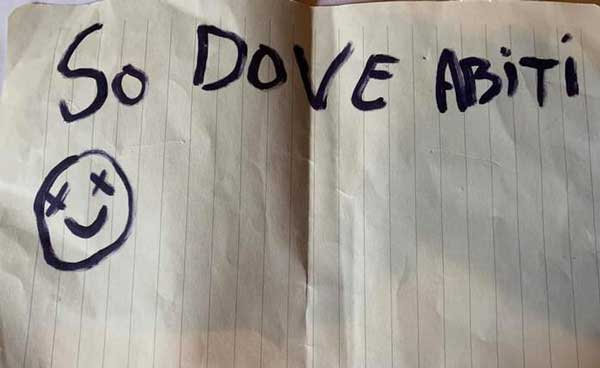 Biglietto intimidatorio inviato ad avvocato a Castrovillari: "So dove abiti"