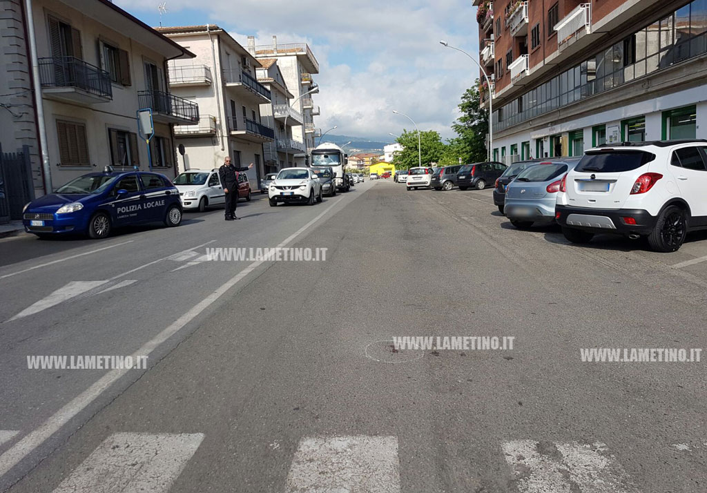 Lamezia, anziana investita su strisce pedonali in via Gramsci